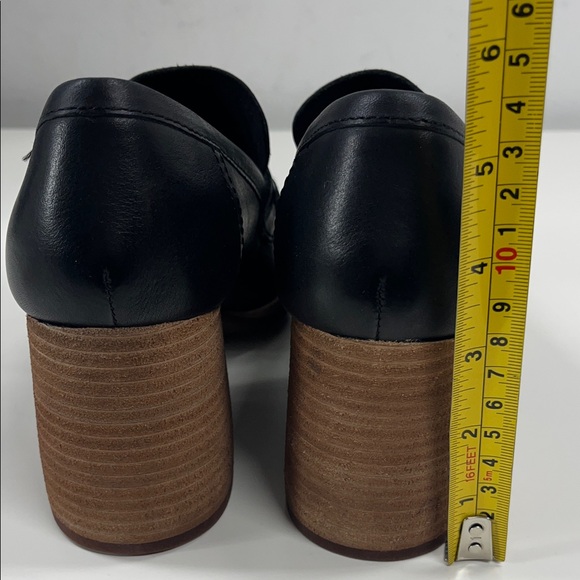 New KORK-EASE Women's Modeste Heeled Leather Loafer in Black Size 8 - Picture 6 of 9